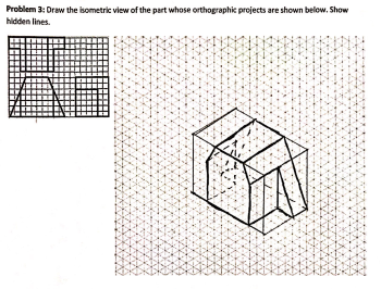 Photo of CAD sketching
